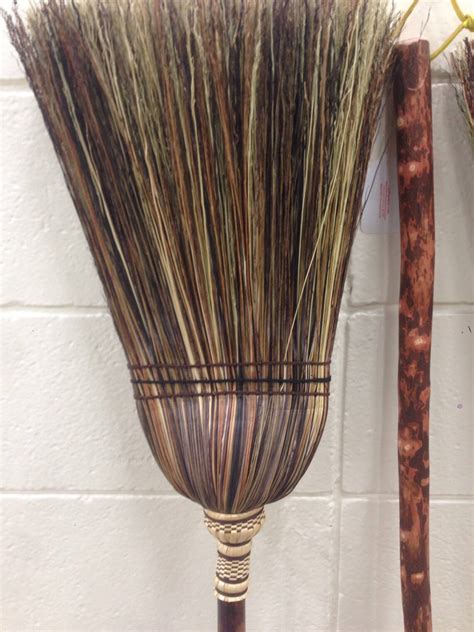 Kitchen Broom Hand Tied Out Of Hand Dyed Broomcorn On Etsy