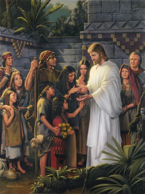 Jesucristo Con Los Niños En América Arte Sud Pintura De Jesús