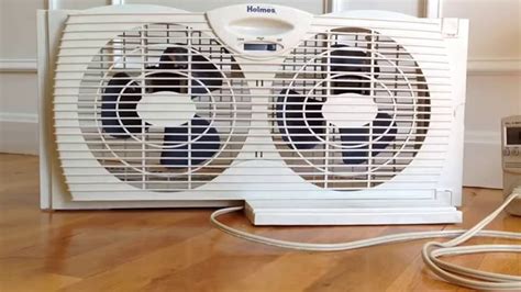 Reviews Holmes Window Fan With With Twin 6 Inch Reversible Airflow