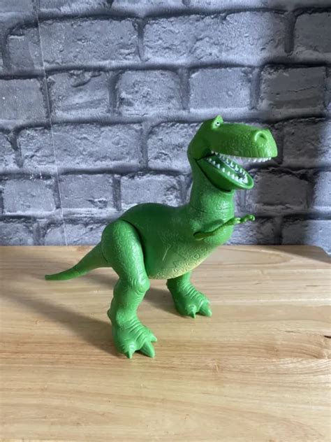 Mattel Disney Pixar Toy Story 4 Rex Poseable Figure Dinosaur Rex Green
