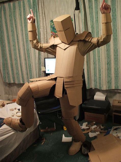 Cardboard Armour The Risk Facilitator Diy Knight Costume Cardboard