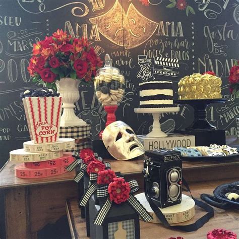 Create the perfect party scene with clapboard hollywood party supplies! What an incredible Hollywood movies birthday party! See ...