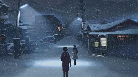 Anime Winter Hd Wallpaper Background Image 1920x1080