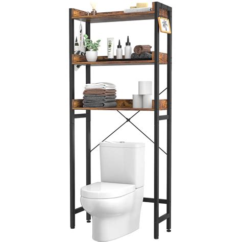 Ecoprsio Over The Toilet Storage Rack 3 Tier Bathroom Organizer Shelf
