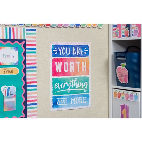 You Are Worth Everything And More Positive Poster Tcr7560 Teacher
