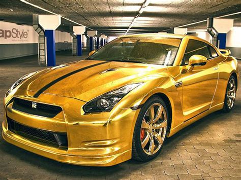 24 Glamorously Golden Automobiles