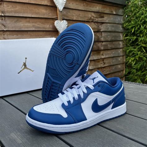 Nike Air Jordan 1 Low Marina Blue 🇬🇧size 7 Uk Depop