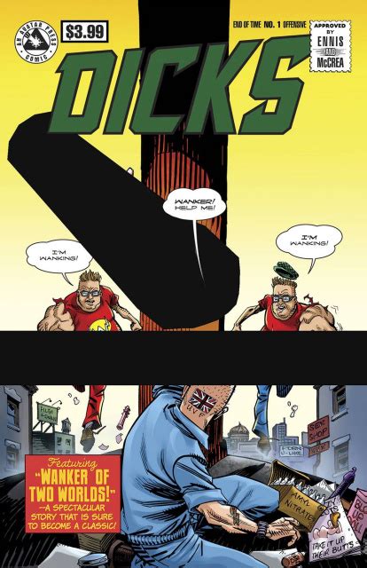 Dicks To The End Of Time Like 1 Offensive Cover Fresh Comics