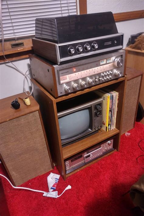 My vintage stereo system. Total cost $72.00 US. Details in comments ...