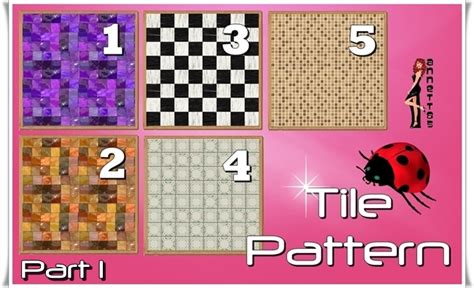 My Sims 3 Blog Tile Patterns By Annett