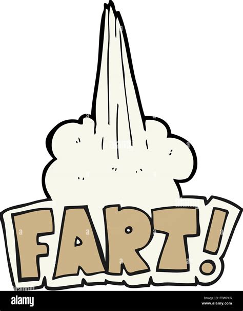 Freehand Drawn Cartoon Fart Symbol Stock Vector Image And Art Alamy