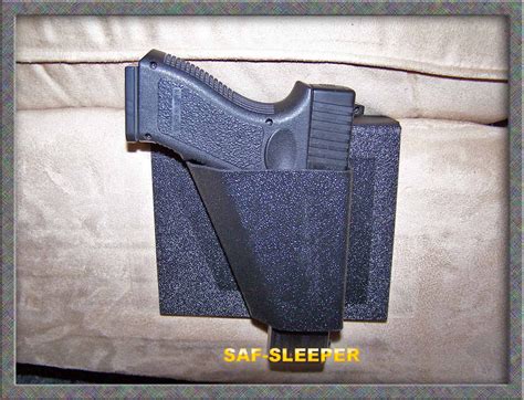 Place it between your mattress and box springs, and attach your holster to the bed. SAF-Sleeper Bedside Gun Holster by Nighthawk Protects
