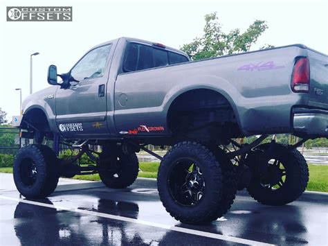 Wheel Offset 2002 Ford F 250 Super Duty Super Aggressive 3 5 Lifted