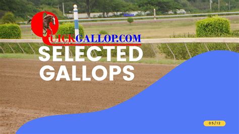 Selected Gallops Exercise For Sunday April 2 2023