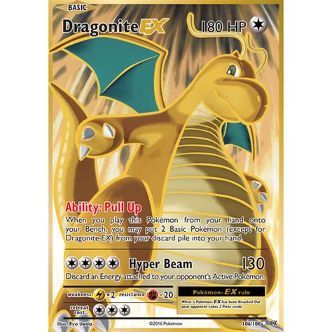 Search based on card type, energy type, format, expansion, and much more. Dragonite EX 106/108 XY Evolutions Holo Full Art Ultra Rare Pokemon Card NEAR MINT TCG
