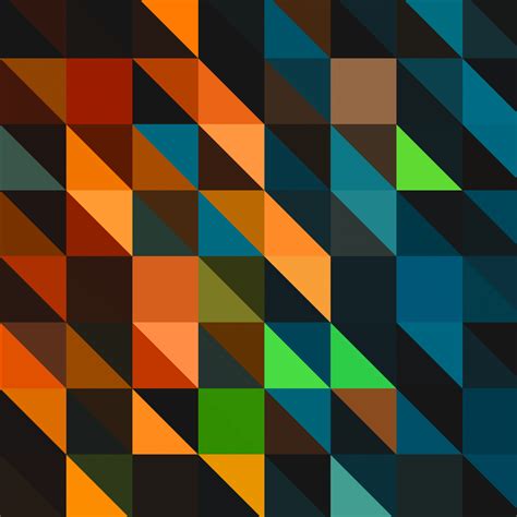 2932x2932 Triangle Colorful Pattern Ipad Pro Retina Display Wallpaper