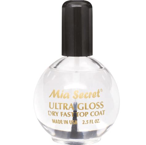 Ultra Gloss Top Coat 25oz Brillo Transparente • Mia Secret Colombia