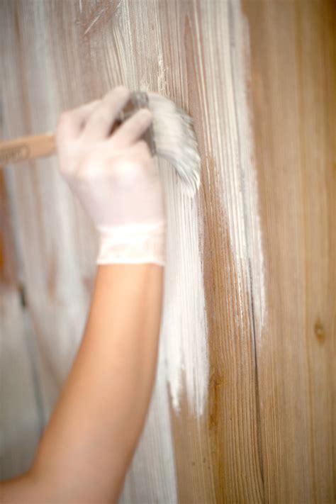 How To Whitewash Wood Paneling In A Few Simple Steps