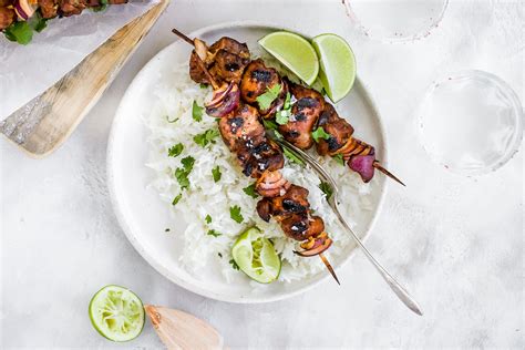 Grilled Tequila Lime Chicken Skewers