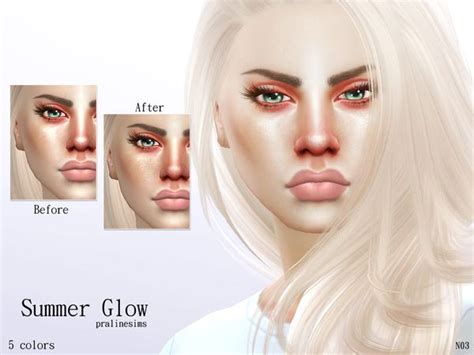 Pralinesims Season Glow Duo N03 04 Summer Glow Makeup Cc Basic Makeup