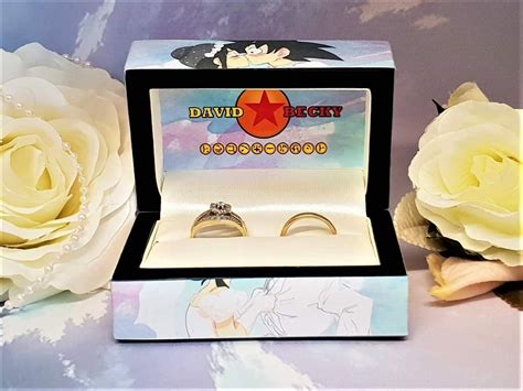 Shop Our Dragon Ball Z Double Wedding Ring Box Now 😍 Available From Our