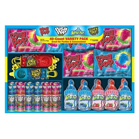 Buy Bazooka Candy Brands Lollipop Variety Pack 40 Count Box Online At