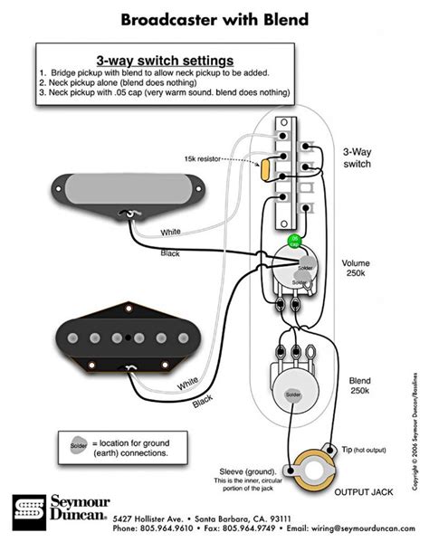 Wiring Diagram For Fender Telecaster