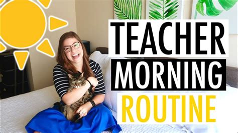 My Morning Routine As A Teacher Youtube
