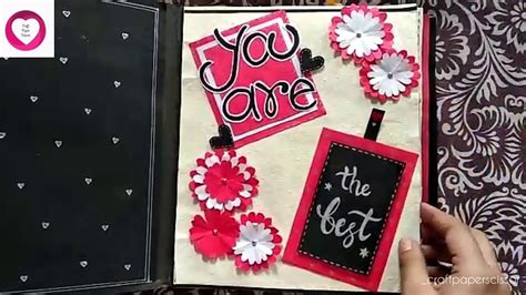 Items similar to anniversary gift, gift for her. Creative, DIY Anniversary Scrapbook for MOM & DAD|Creative ...