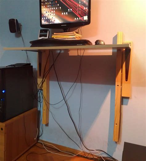 My dream desk would include: Cheap DIY adjustable standing desk in 2020 | Diy standing ...