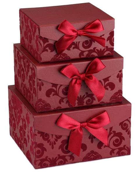 Christmas Nesting Gift Boxes with Lids, 10 Sizes for Holiday Decor