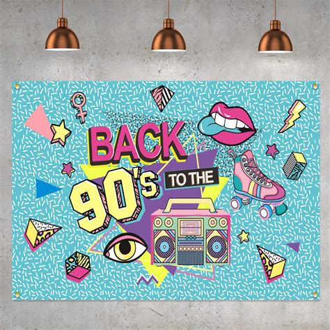 Buy 90s Theme Party Decorations Hip Hop Graffiti Back To The 90s Party
