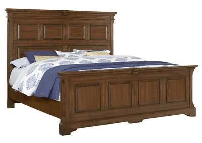 Heritage Amish Cherry Queen Sleigh Bed Ivan Smith Furniture