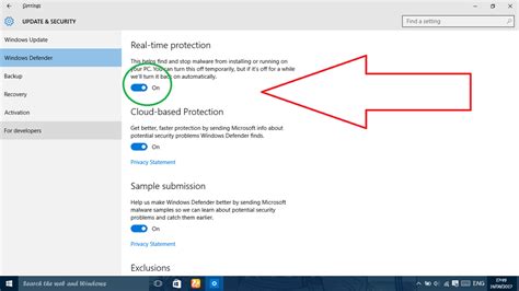 To Enable Real Time Protection In Windows Defender Microsoft Community