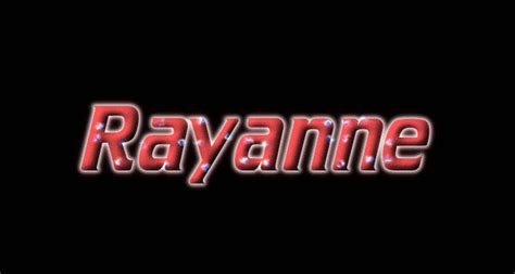 Rayanne ロゴ フレーミングテキストからの無料の名前デザインツール