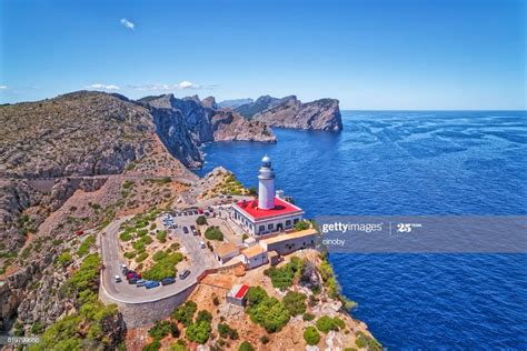 Aerial View Lighthouse Cap De Formentor And The Famous