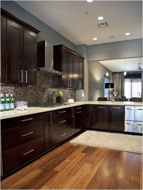 Backsplash light grey shaker style kitchen cabinet painted in benjamin moore. 20 Kitchen Wall Ideas (Elegant Wood Paneling in Decorating ...