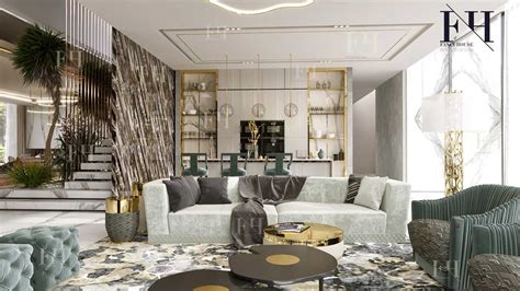 Luxury Modern Villa Interior Design In Dubai Uaefancy House