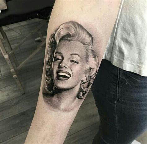 Marylin Monroe Marilyn Monroe Tattoo Marilyn Monroe Portrait Sleeve