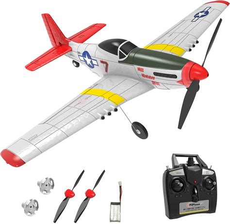 Top Race Rc Plane 4 Channel Remote Control Airplane Ready To Fly Rc