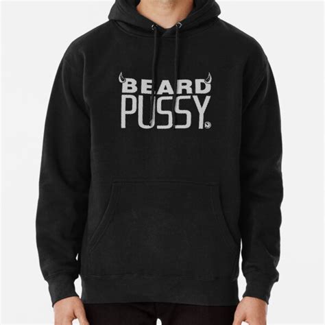 Beard Pussy Pullover Hoodie By Netrok Redbubble