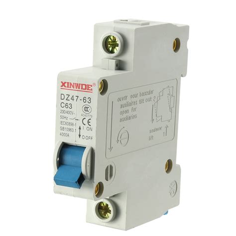 1pole 63a 230400v Low Voltage Miniature Circuit Breaker Dz47 63 C63
