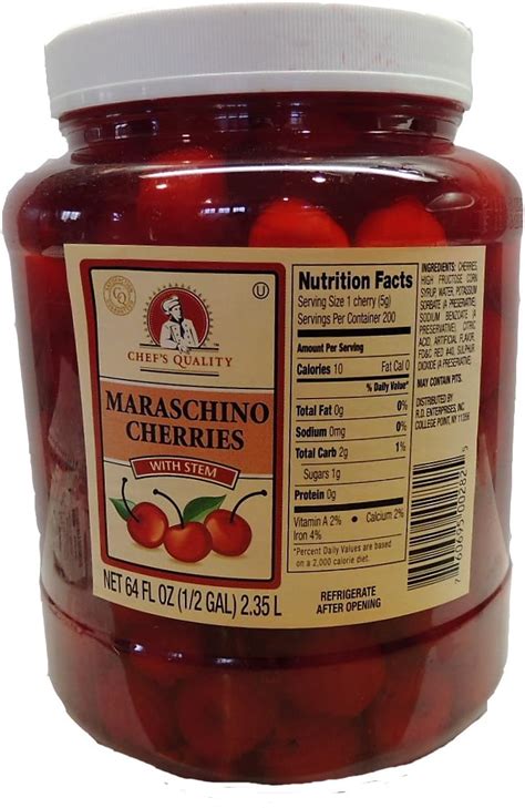 The Royal Cherry Maraschino Cherries Plain No Stems 16 Ounce Grocery