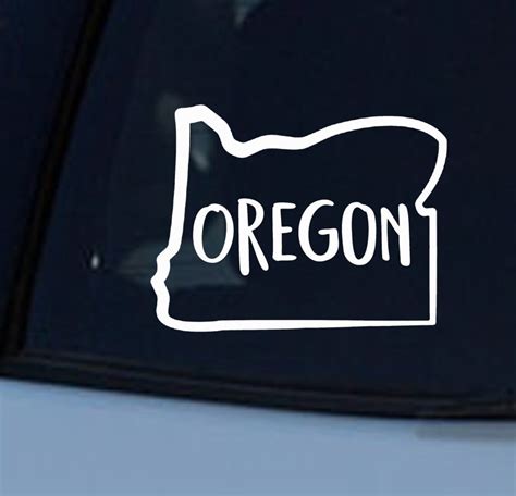 Oregon Decal Vinyl Decal Vinyl Sticker Car Decal Laptop Etsy Uk