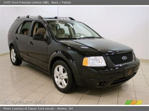 Black 2005 Ford Freestyle Limited Awd Pebble Interior Gtcarlot