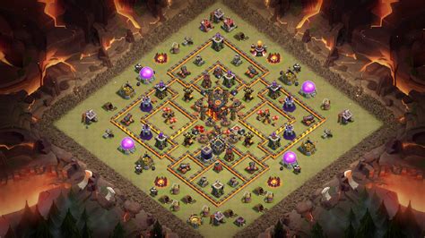 New 2022 Th10 War Base Layout With Copy Link Of Layout Base Of Clans