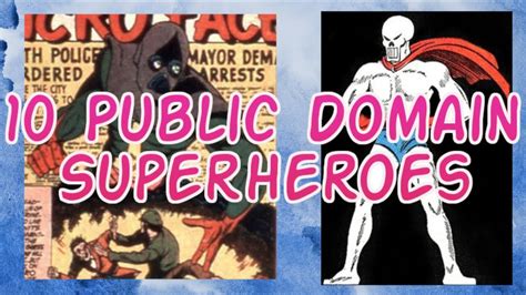 Public Domain Superheroes Youtube