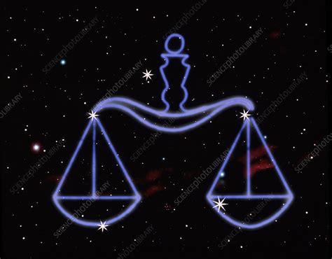 Artwork Of The Zodiacal Constellation Libra Stock Image R5500366