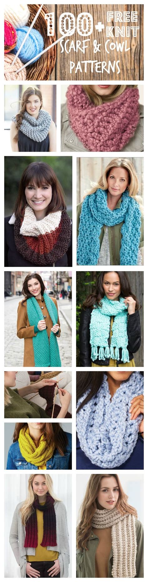 Never Pay For A Knit Scarf Or Cowl Pattern Again Find