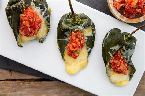Cheese Stuffed Poblano Peppers With Salsa Gluten Free And More